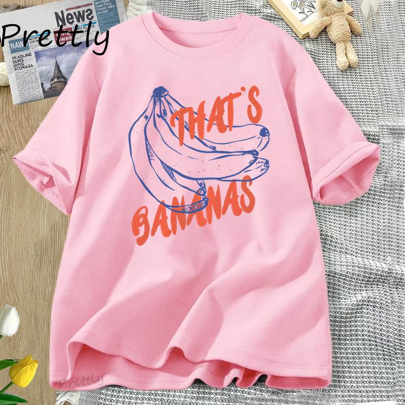 Banana Fruit T Shirt Funny Vintage Banana Graphic Tee Men Women Cotton Round Neck Food Tshirt Humorous Short Sleeve Clothes
