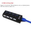 Sync Data Converter Splitter 5Gbps High Speed 4/7 Port USB 3.0 Hub AC Power Adapter on/Off Switches