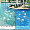 White Scum Removers Balls For Pools Stable Spa Scum Neutralizers Balls Sponge Sphere for Enhances Filtration Efficiency