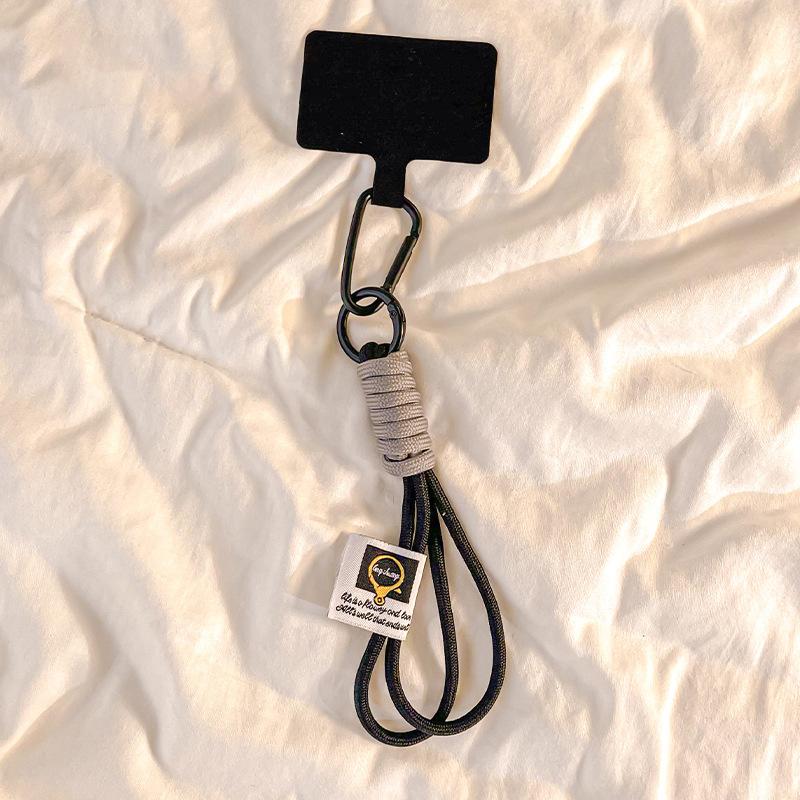 Mobile Phone Lanyard Hanging Decoration Can Be Carried Twist Rope Anti-Loss Pendant Strong Wrist Short Straps