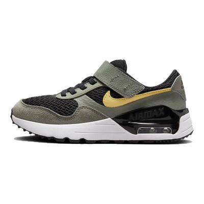 Air Max SYSTM PS Dark Stucco Saturn Gold Kids Sneakers Green Black DQ0285-007