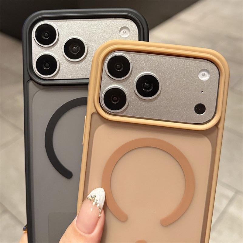 Frosted Magnetic iPhone 17 Pro Case with Lanyard, Compatible with iPhone 11/12/16/17