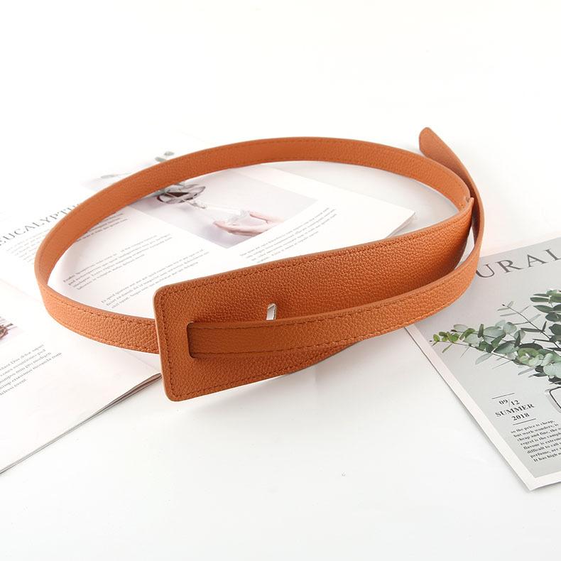 Coat Belt Women'S Wide Decorative Elastic With Sweater Waist Suit Outer Waist Seal Black