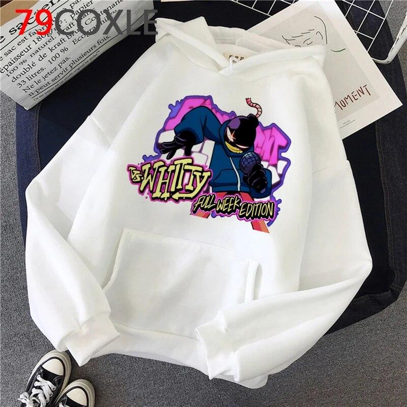 Hot Game Friday Night Funkin Hoodies Unisex Kawaii Hip Hop Harajuku Cartoon Graphic Streetwear Unisex Tops Fashion Sweatshirts Male Unisex