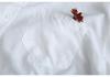 Women's Summer White Shirt: Artistic Loose-Fit, Mid-Length, Sun Protection, Thin Jacket with High-Low Hem.