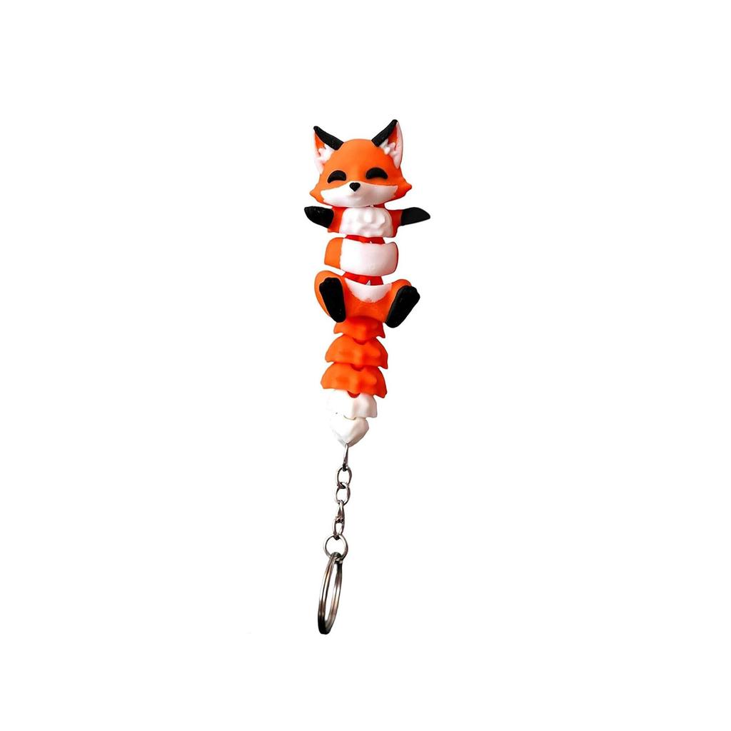 Magnetic Handheld Companion Keychain, 3d Printed Keychain Multi Joint Movable Keychain