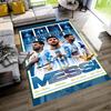 Messi Customize Your Name Carpet Design for Bedrooms Decorate room Outdoor Game Room Antislip Carpet Anime Office Decor Wedding Party Gift