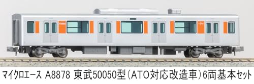Micro Ace N Gauge Tobu 50050 Series (ATO-compatible modified car) 6-car basic set Railway model train A8878