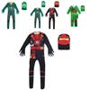 Cool Ninjago Inspired Kids Cosplay Party Clothes Set With Glove Hat And Jumpsuit