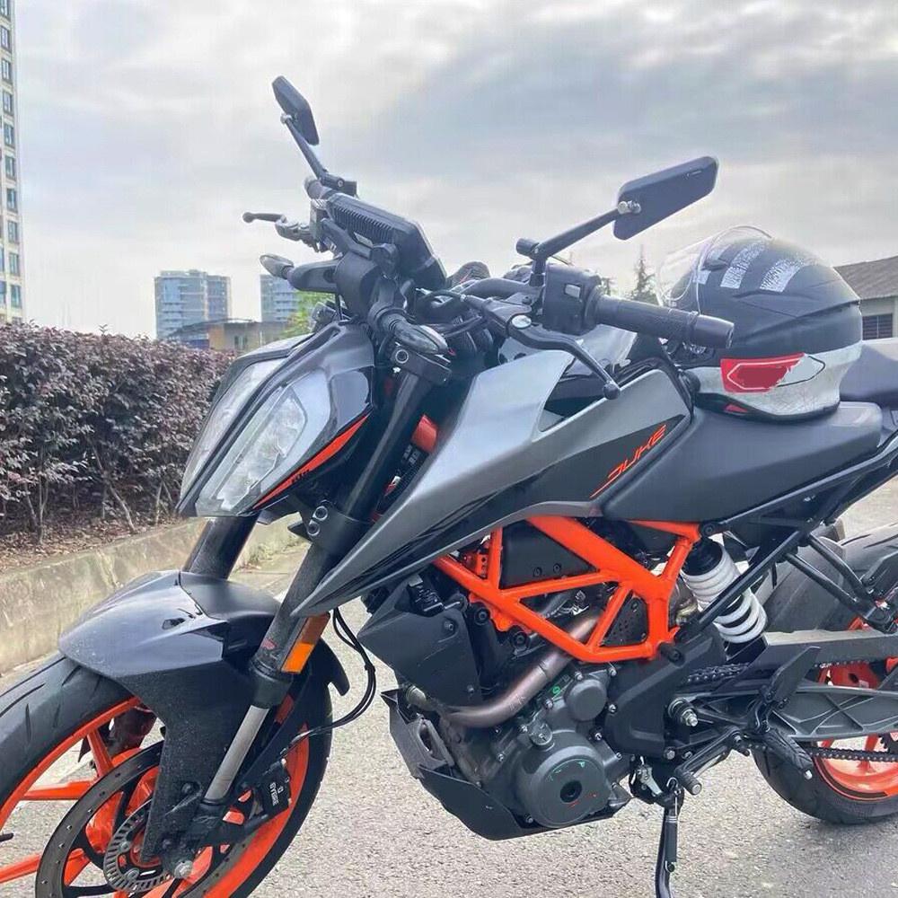 1Pair Motorcycle Aluminium Alloy Rearview Side Mirrors For HONDA Kawasaki Z650