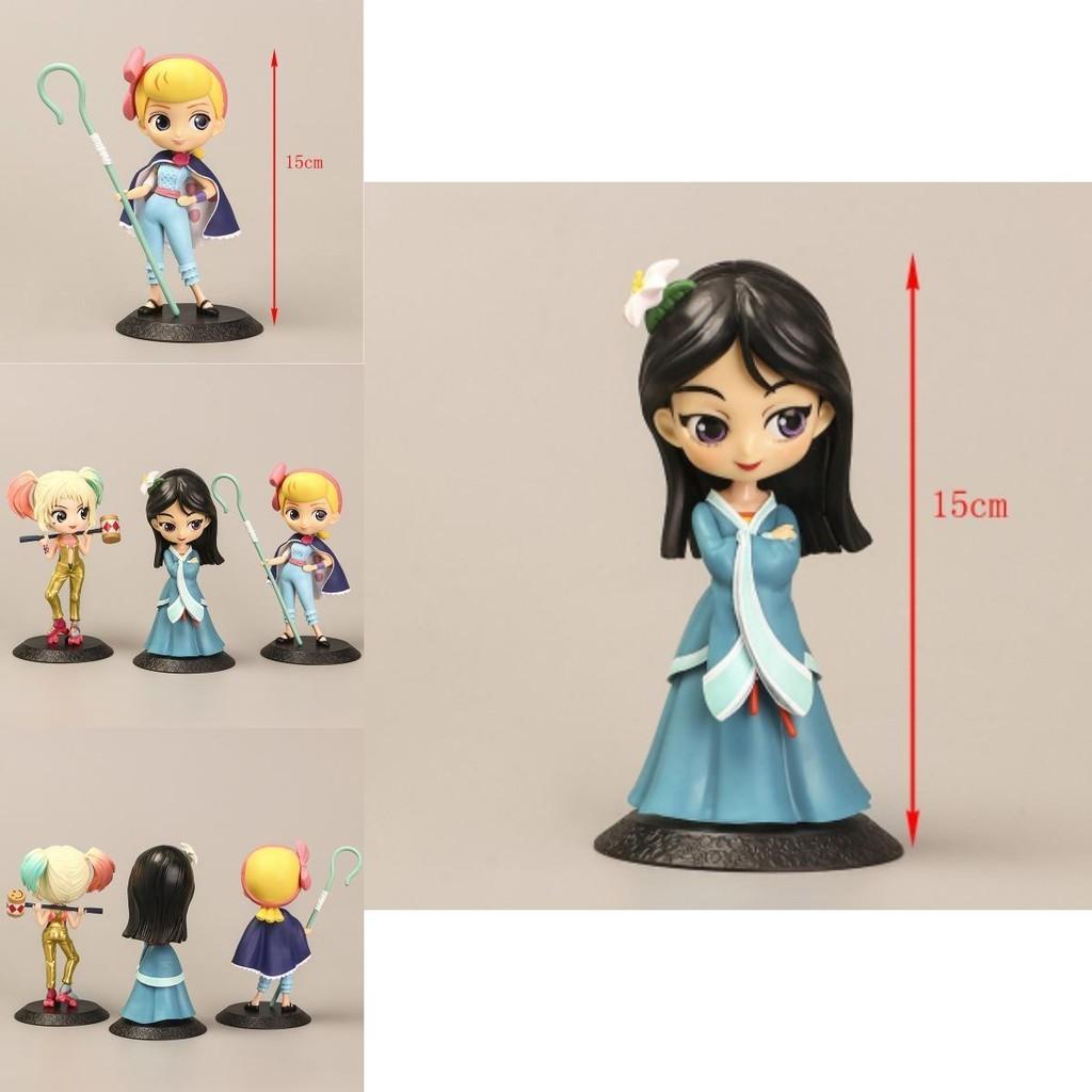 Cartoon Princess Action Figure Toy 15cm Pvc Model For Display