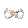 Brand New Infinity Knot Charm Bead Components Copper Metal Bead Components Hearts Secure Safety Chain Compatible With Authentic Original Bracelets