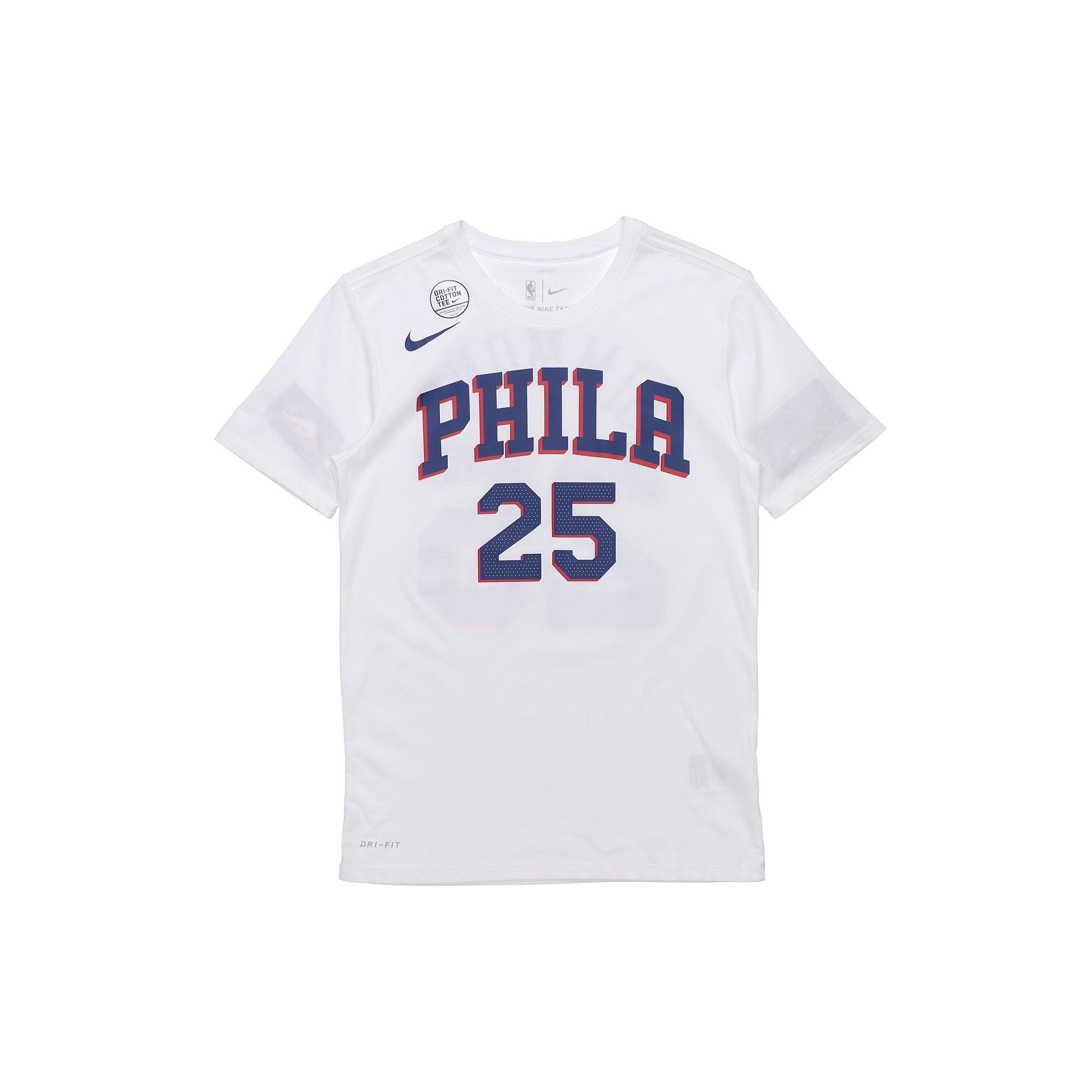 Nike NBA Men s Philadelphia 76ers Simmons No. 25 White 870801-103 M