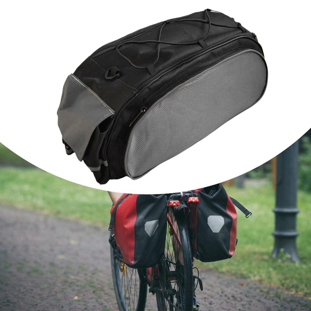 Bike Rack Bag Bicycle Trunk Rear Seat Pack for Commuting Shopping Travel