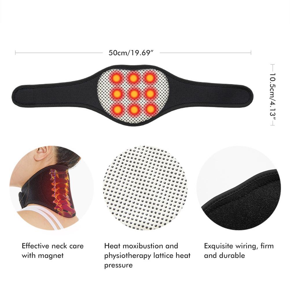 Unisex Neck Support Brace Self Heating Cervical Wrap Suffer Relieve Fatigue Neck Guard Protector