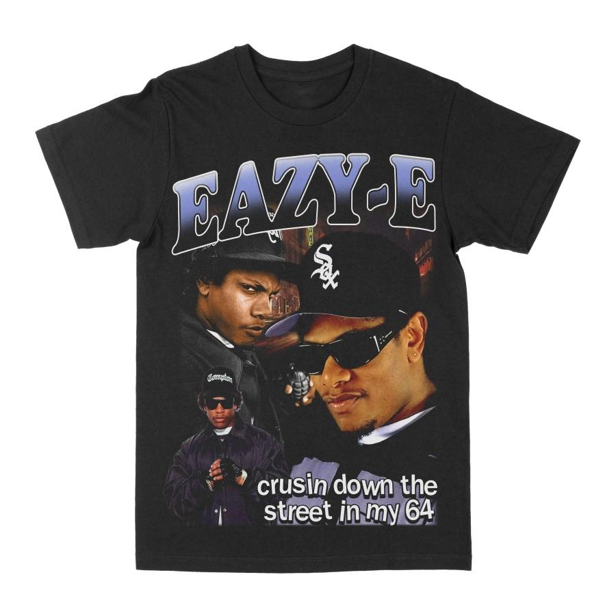 

Футболка Eazy E Чоловіки Жінки Бавовняні Футболки Вінтажний Хіп-Хоп Репер Вуличний Стиль Бренд Футболка З Коротким Рукавом Чоловічий Одяг Літні Топи XXXXL чорний