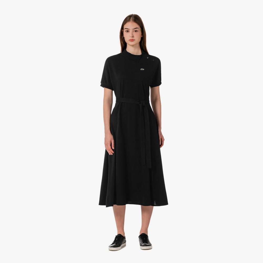 [lacoste] Women s Diagonal Placket Polo Dress EF508E-56G031 36