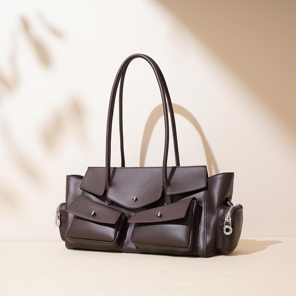 Neue Lokomotiv-Damentasche mit großem Fassungsvermögen, Unterarmtasche, vielseitige Schulter-Umhängetasche, tragbare Mehrfachtasche