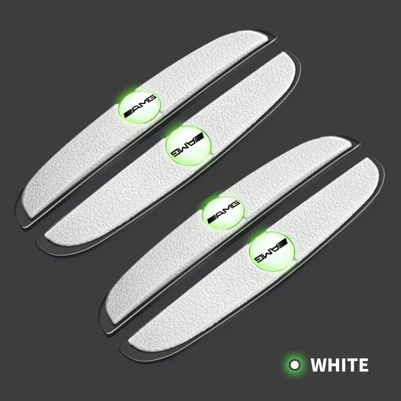 

For Benz GLC GLK 4Pcs Car Anti-Collision Strip Car Door Anti-Scratch Protector Stickers For Mercedes Benz AMG Smart W205 C300 W2