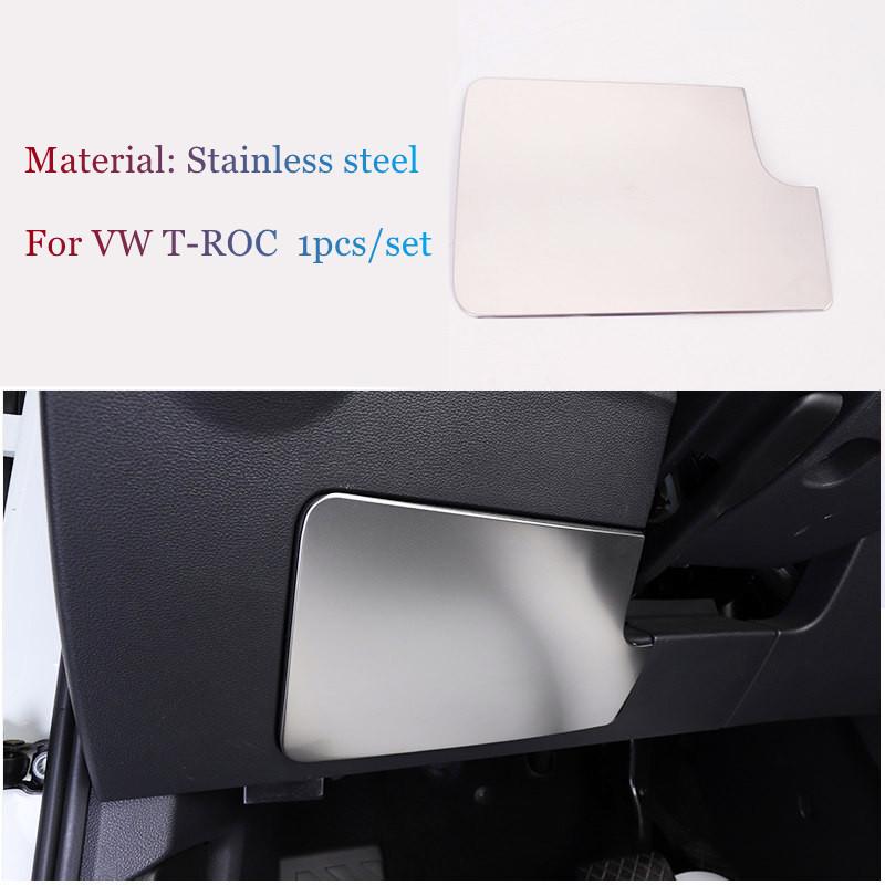 Stainless steel Inside Door Handle Bowl Cover Trim Frame Decoration For Volkswagen T-Roc TROC 2017-2022 Inner Car Accessories