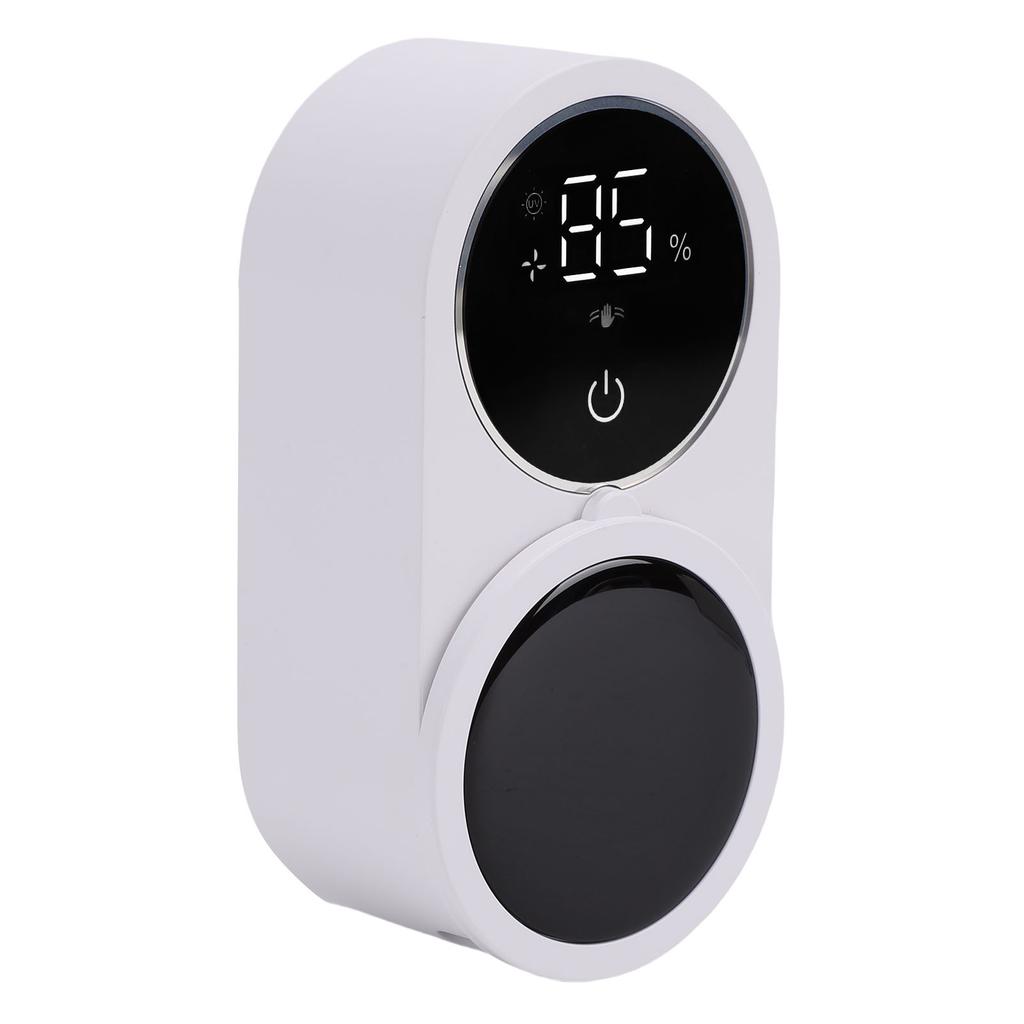 Wall Mount Toothbrush Cleaner Rechargeable Toothbrush Holder Cleaning and Drying Automatic Sensing Cover for Bathrooms