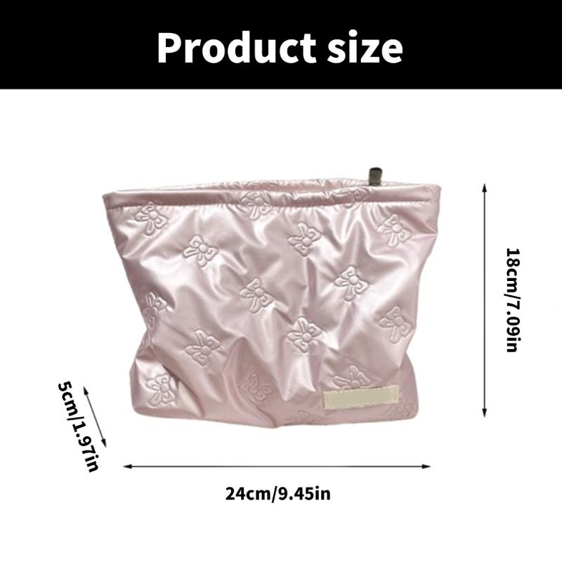 Travel Cosmetic Bag,Large Capacity Makeup Bag with Zipper,Sweet Toiletry Bag Handbag Makeup Accessories Organizer Gifts