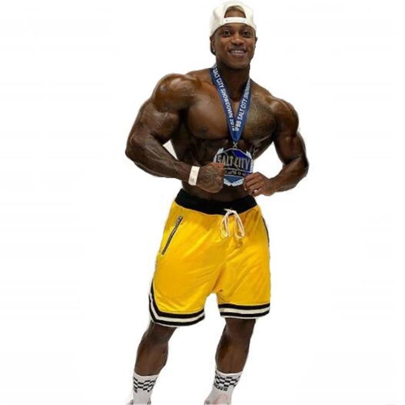 Men's Quick-Dry Mesh Basketball Shorts: Lightweight, Breathable, Loose Fit for Running and Training