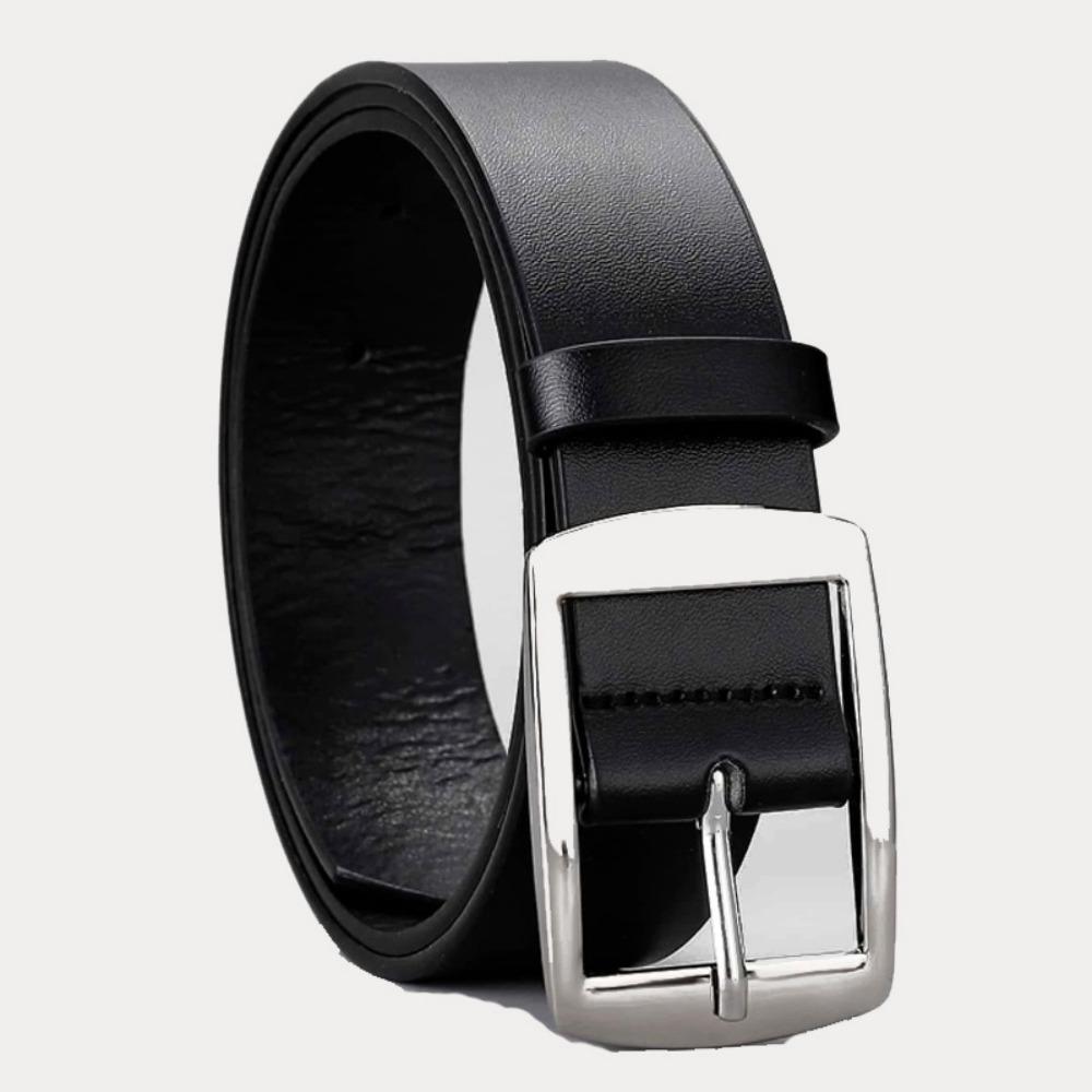 Casual Business Belt Luxury Metal Pin Buckle Belt Retro Waist Strap  For Man