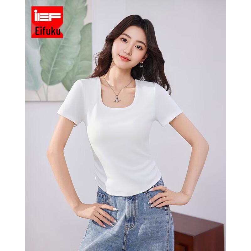 IEF Women s Short Sleeve Padded Bust Top L