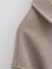 European and American Style Women's Woolen Lapel Coat - Single-Breasted Design 755241