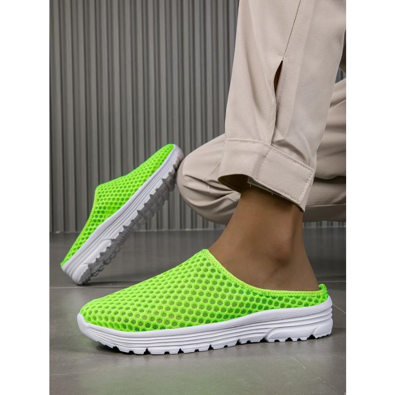 Half Slippers Women Outer Wear Summer Mesh Women Walking Sandals Slippers Large Size Comfortable Sneakers