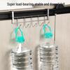 Stainless Steel Punch-Free Door-Back Storage Rack for Kitchen & Bathroom