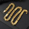 Heavy Industry Retro Gold Coarse Byzantine Necklace Pattern Geometric Pattern Gold Domineering Jewelry 2026