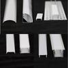 0.5M LED Aluminum Profile Diffuser Milky White Black PC Cover for U/V/W/Y-shape Channel Hard Bar Strip Light Replace Lampshade