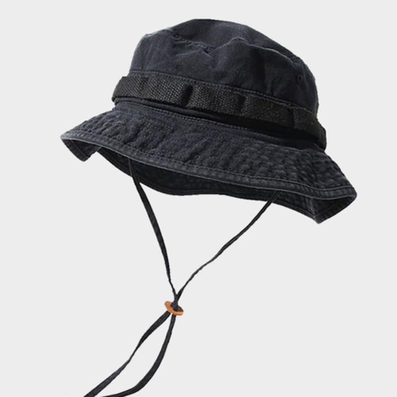 

LOOKING4U Двусторонняя уличная панама C3 Черная BLACK