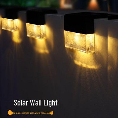 Waterproof Solar Wall Lamp for Outdoor Decor: Garden, Courtyard, Balcony, or Yard