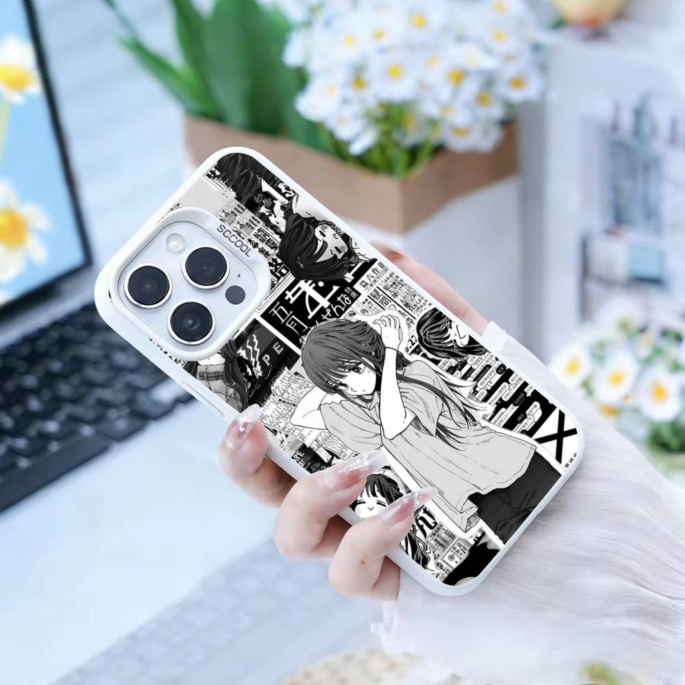 

Anime Wallpaper Phone Case For IPhone 16 17 15 14 12 13 Pro Max white Color Shockproof Cover iPhone15plus