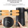 A71G-1-In-1 Electric Hot And Cold Foam Maker 111W Automatic Milk Foamer Machine For Coffee Cappuccino Latte US Plug