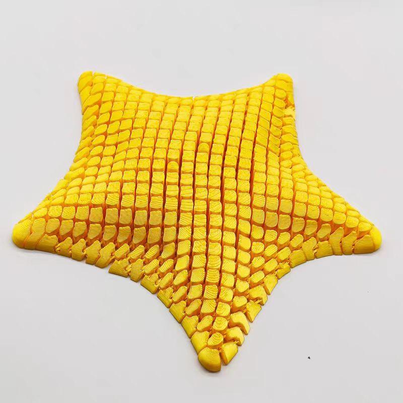 Cute 3D Printed Flexibat Fidget Toy Fun Desk Decor Articulated Starfish Stress Relief Gift For Kids And Adults Visual Toys