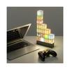 Building Block Desk Lamp DIY Room Table Lamp Creative Toys Night Light Gifts