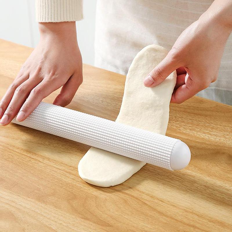 Non-Stick Floating Point Rolling Noodle Stick Dumpling Skin Household Rolling Noodle Stick Non Stick Skin Kitchen Baking Tool