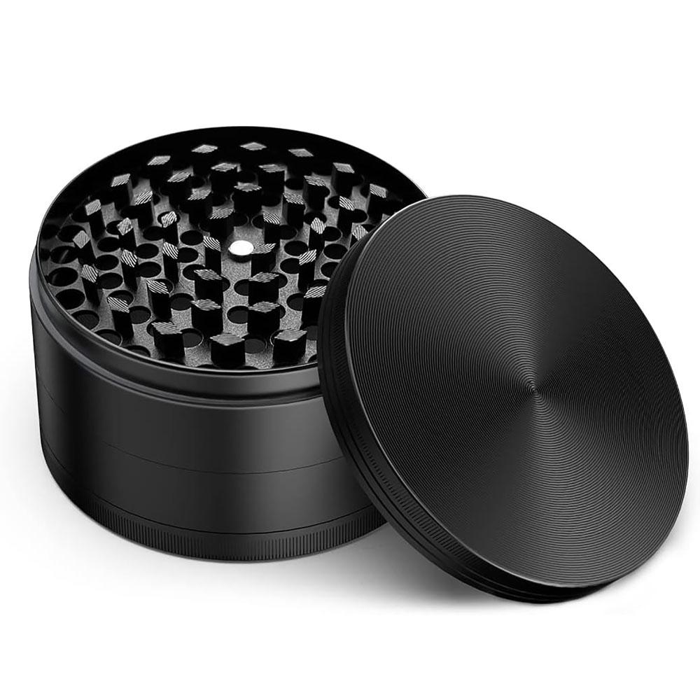 Herb Grinder Magnetic 4 Layers Zinc Alloy Metal Dry Herb Spice Smoking Kitchen Gift