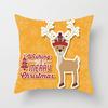 Christmas Cartoon Animal Car Sofa Pillow Cushion Cover Digital Printed Pillow Cover