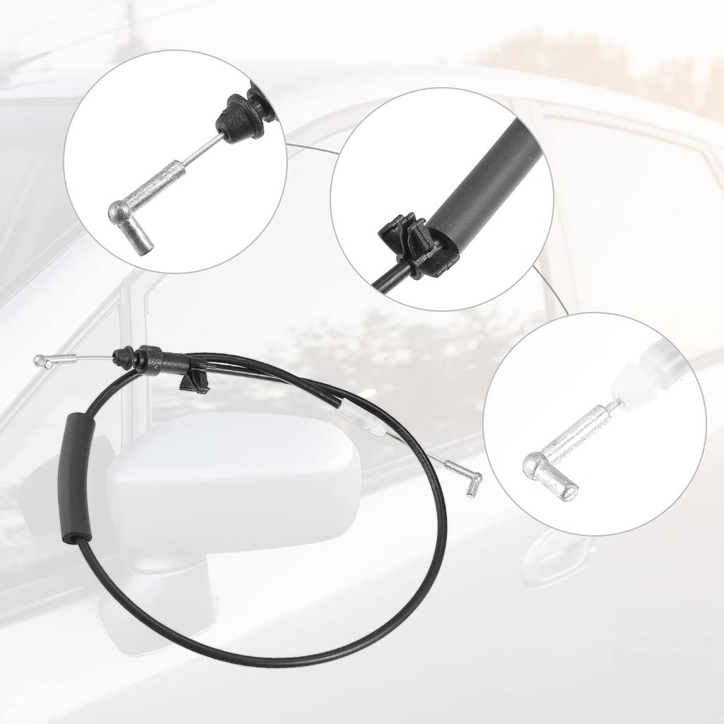 ACROPIX 72671-SDA-A02 Rear Left Inside Door Handle Cable Fit for Honda Accord - Pack of 1 Black