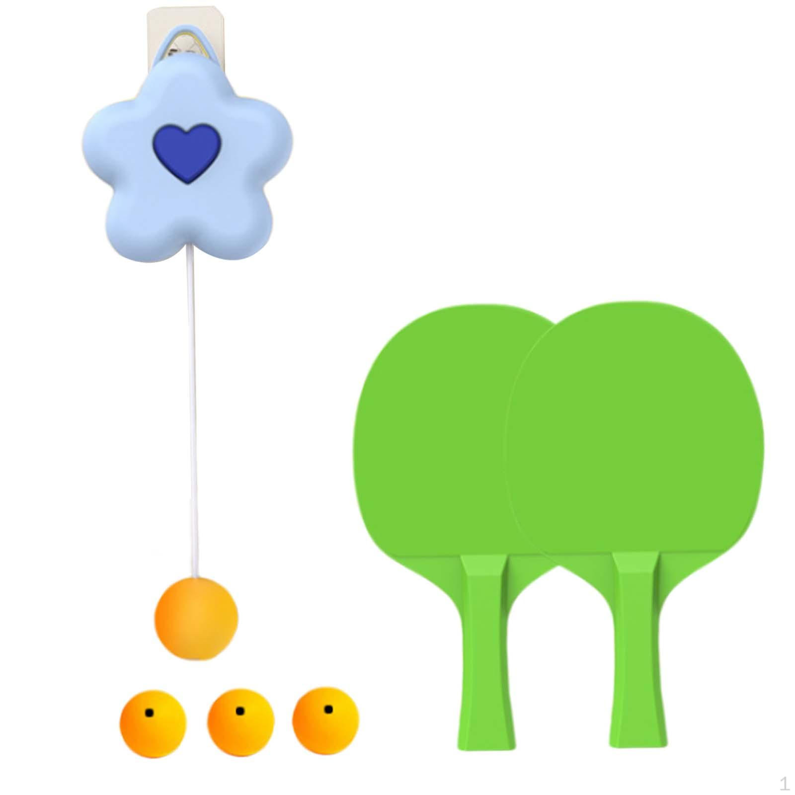 

Критий тренажер для настільного тенісу з регульованою висотою для самостійних занять без a Blue 2 Paddles