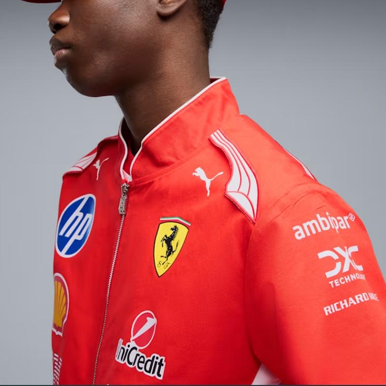 PUMA Scuderia Ferrari Replica Driver's Bomber Jacket 'PUMA Red' Men's 713817-01