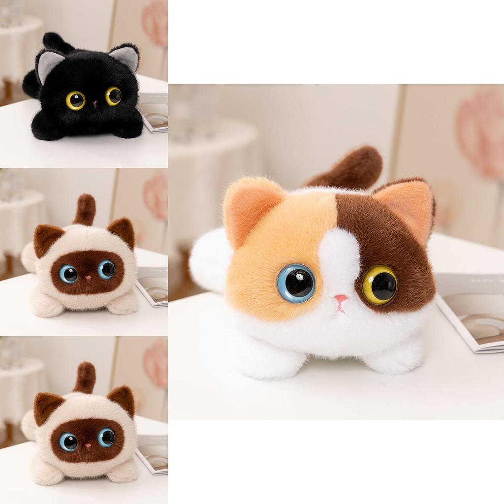 Cat Plush Toy With Soft Polyester Filling For Bedroom Decor And Gifts