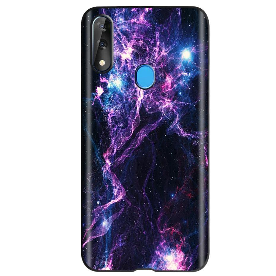 Etui do ZTE Blade V10 Modny Wzór Kwiatowy Serce Etui na Telefon do ZTE Blade V10 Vita V 10 Czarne Silikonowe Miękkie TPU Zderzak