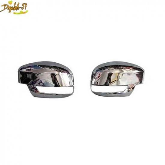 Rear View Side Mirror Cover Trim 2PCS For Ford Focus ST RS 2012-2018 Chrome