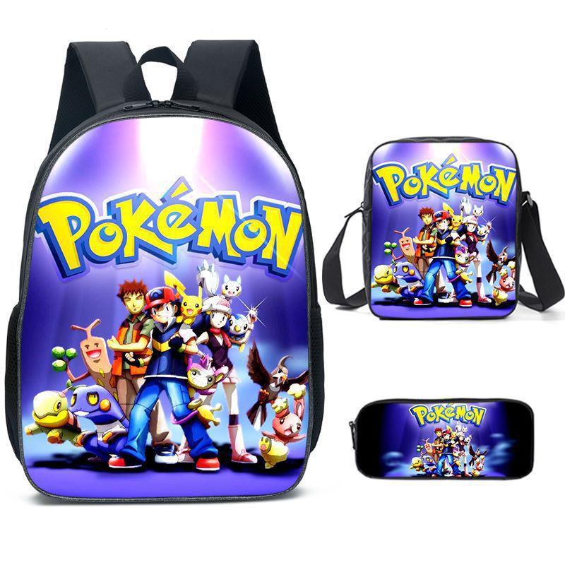 Primary And Secondary School Students Schoolbag Cartoon Backpack Breathable Wear-Resistant Children'S Backpack Satchel Pencil Case